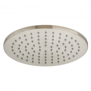 Individual by Vado Nebula Shower Head 200mm (8 inch) Round Brushed Nickel [IND-RO/20-BRN]