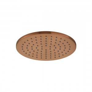 Individual by Vado Nebula Shower Head 200mm (8 inch) Round Brushed Bronze [IND-RO/20-BRZ]