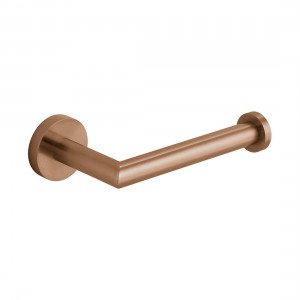 Individual by Vado Spa Open Toilet Roll Holder with Knurled Accents Brushed Bronze [IND-SPA180-BRZK]