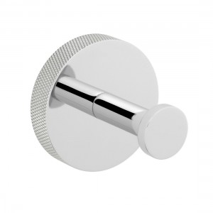 Vado Spa Robe Hook with Knurled Accents Chrome [SPA-186-CPK]       