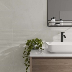 Verona Elbert Ceramic Wall Tile 550 x 333mm Blanco Decor [P12814]