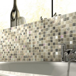 Verona Emperador Mosaic Wall Tile 300 x 300mm Cream [G30063]