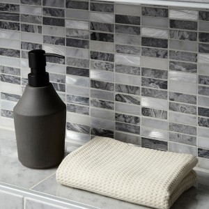 Verona Creswell Mosaic Wall Tile 300 x 300mm Grey [G30209]