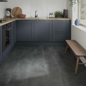 Verona Pinnacle ClickLux Laminate Flooring 610 x 305mm (10 Pack) Concrete Anthracite [L10015]