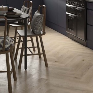 Verona ClickLux Herringbone SPC Flooring 630 x 126mm (28 Pack) Light Oak [L10052]