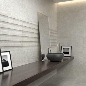 Verona Brooklyn Ceramic Wall Tile 900 x 300mm Decor Matt Grey [P10547]