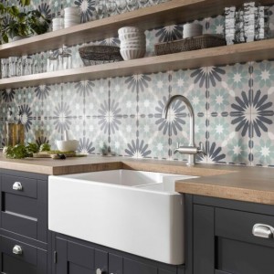 Verona Gaudi Ceramic Floor & Wall Tile 250 x 250mm Patterned [P10868]