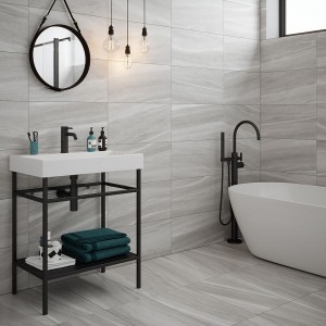Verona Voyage Porcelain Floor & Wall Tile 600 x 300mm Grey [P11124]