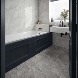 Verona Lamia Porcelain Floor & Wall Tile 600 x 300mm Grey [P11554]