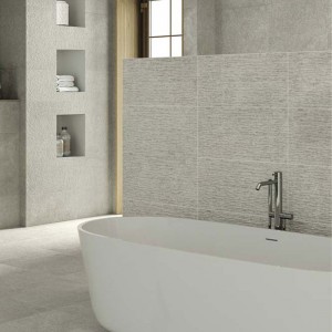 Verona Veronica Ceramic Wall Tile 600 x 300mm Dark Grey Decor [P12638]