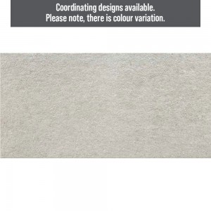 Verona Veronica Ceramic Wall Tile 600 x 300mm Dark Grey Matt [P12640]