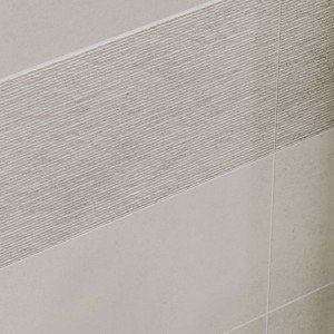 Verona Veronica Ceramic Wall Tile 600 x 300mm Matt Grey Decor [P12643]