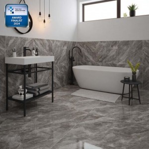 Verona Apollo Porcelain Floor & Wall Tile 1200 x 600mm Grey [P12685]