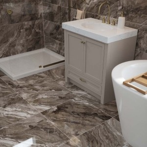 Verona Kore Porcelain Floor & Wall Tile 600 x 600mm Slate Grey [P12689]