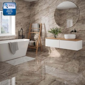 Verona Artemis Porcelain Floor & Wall Tile 600 x 600mm Stone [P12691]