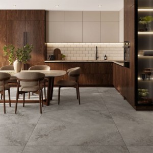 Verona Columbia Porcelain Floor & Wall Tile 1200 x 600mm Grey [P12947]