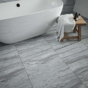 Verona Laurent Porcelain Floor & Wall Tile 600 x 600mm Grey [P13516]