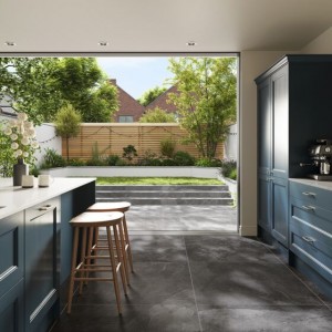 Verona Atlanta Porcelain Floor Tile 1000 x 1000mm (20mm Thickness) Black [P13568]