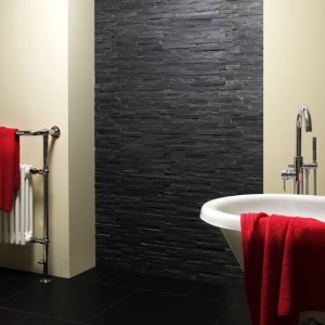 Verona Slate Wall Cladding 360 x 100mm Black [S20037]
