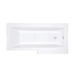 VitrA 55390001000 Neon Shower Bath 1700 x 850mm Left Hand