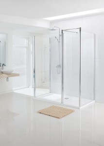 Lakes LWSP075S Walk-In Classic 6mm Semi-Frameless Side Panel 750x1850 + 85mm (Shower Front Panel & Return Panel NOT Included)