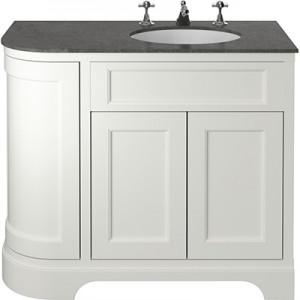 Heritage Wilton 1000mm Corner Right Hand - Chantilly [BASIN,WORKTOP AND TAPS NOT INCLUDED]