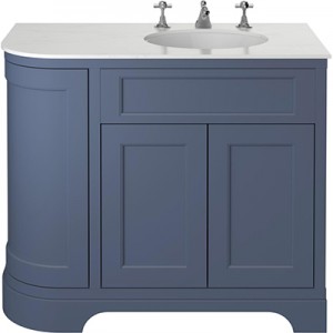 Heritage Wilton 1000mm Corner RH - Maritime Blue [WIMBRHCU]