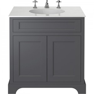 Heritage Wilton 800mm Freestanding - Graphite [BASIN,WORKTOP AND TAPS NOT INCLUDED]