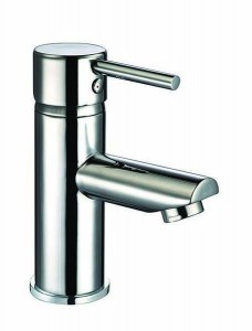 The White Space Pin Monobloc Basin Mixer with Sprung Plug Waste - Chrome [WSTP02]