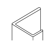 Wetwall Mermaid End Cap 2420mm Long Brushed Silver (SAA) [WWSSAAALUENDSTOP]