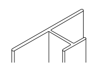 Wetwall Mermaid H Joint 2420mm Long Brushed Silver (SAA) [WWSSAAALUCONTRUN]