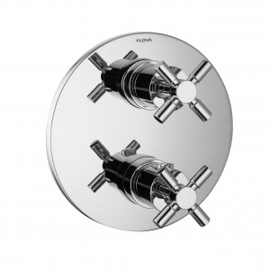 FLOVA XL-TRIM XL Round SmartBOX Finishing Kit Chrome