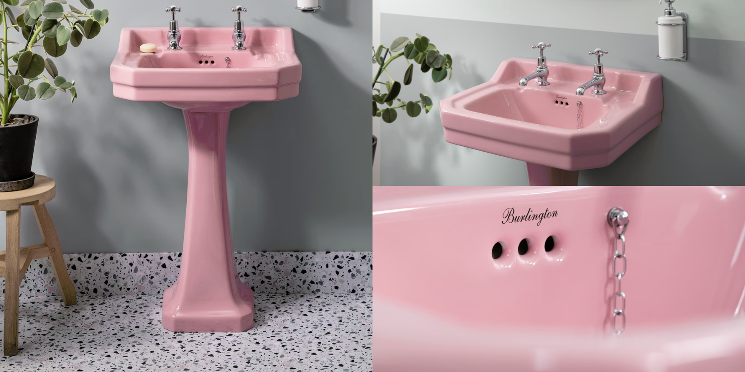 Confetti Pink bathroom
