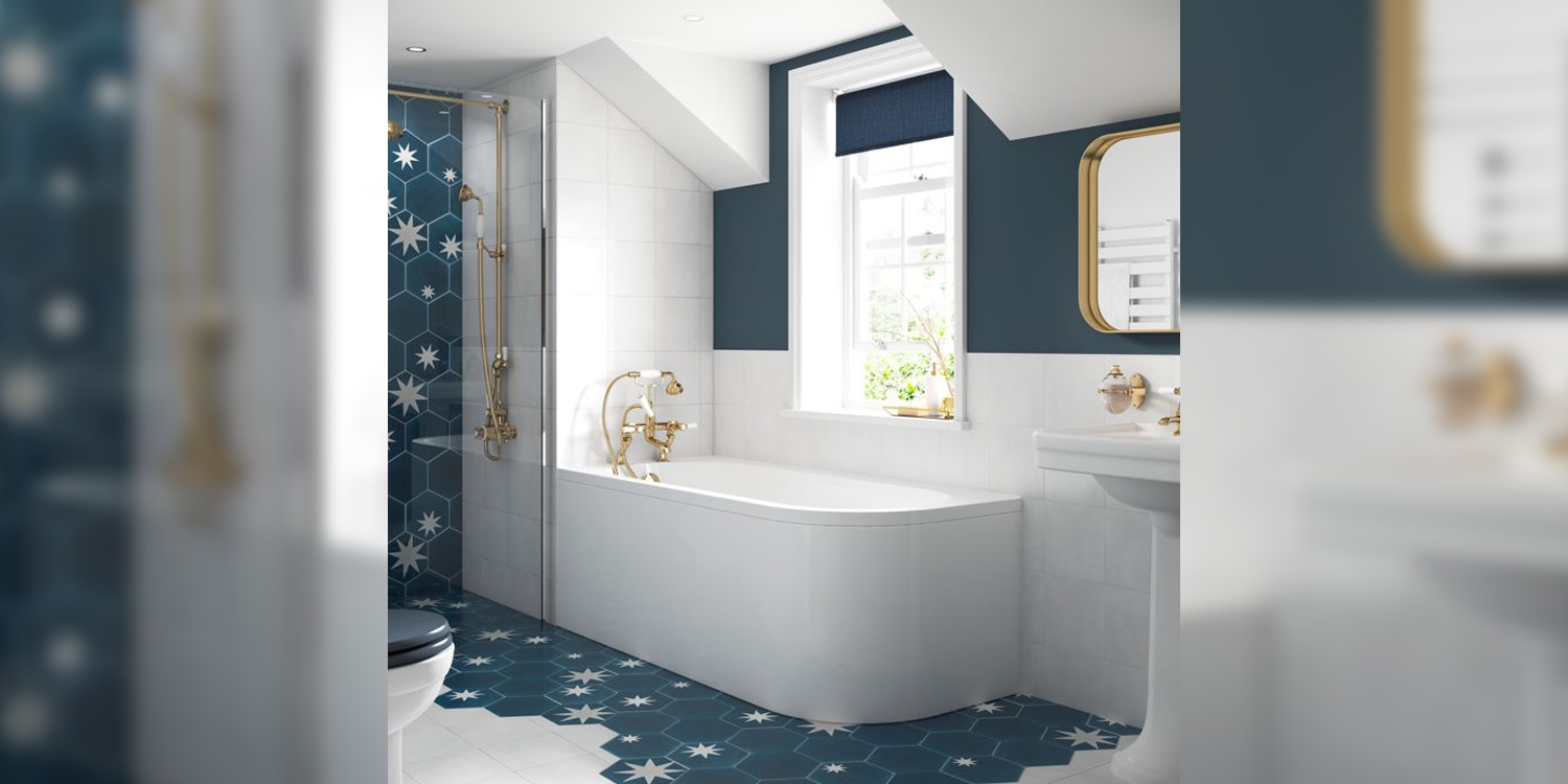 designer corner bath, corner bath shrewsbury