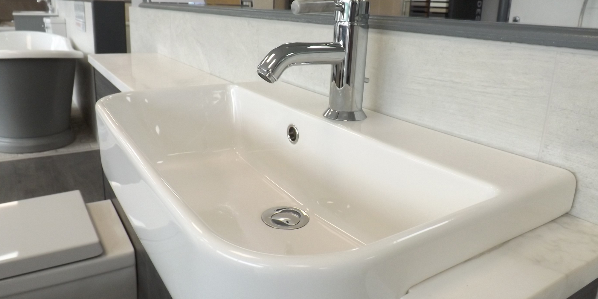 basin, sink display, bathroom showroom, welshpool bathroom