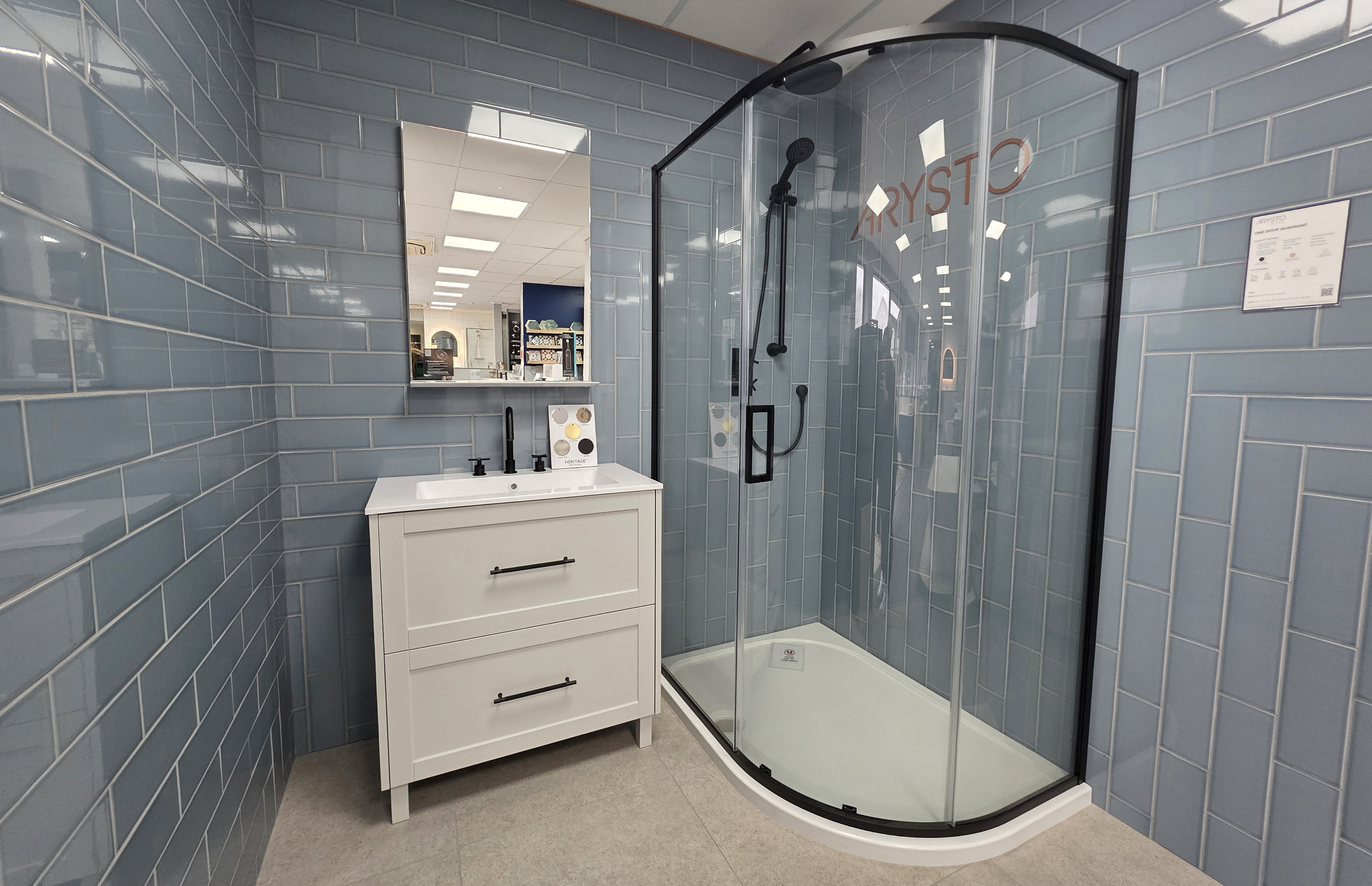 Shower & Basin in our Newtown Branch