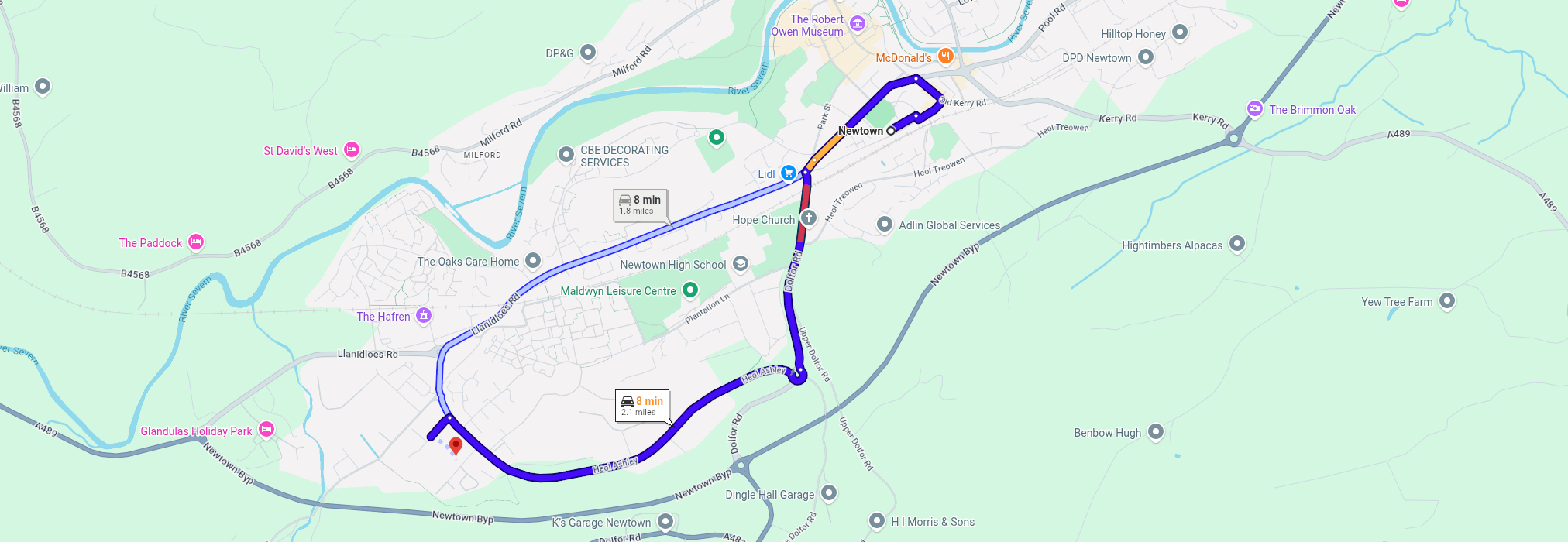 Directions to Newtown Branch