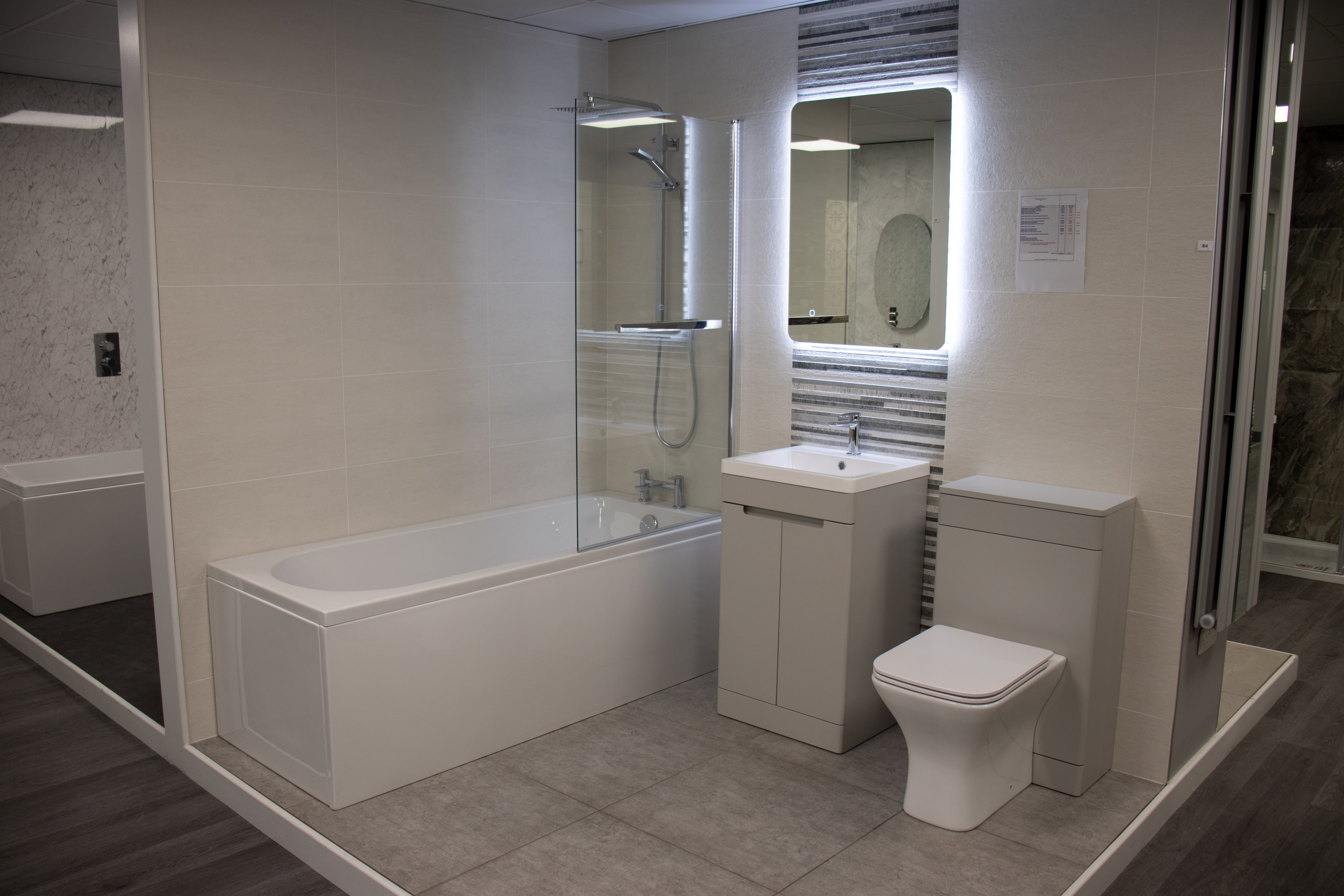 White Bathroom Suite in our Chester Branch White Bathroom Suite in our Chester Branch