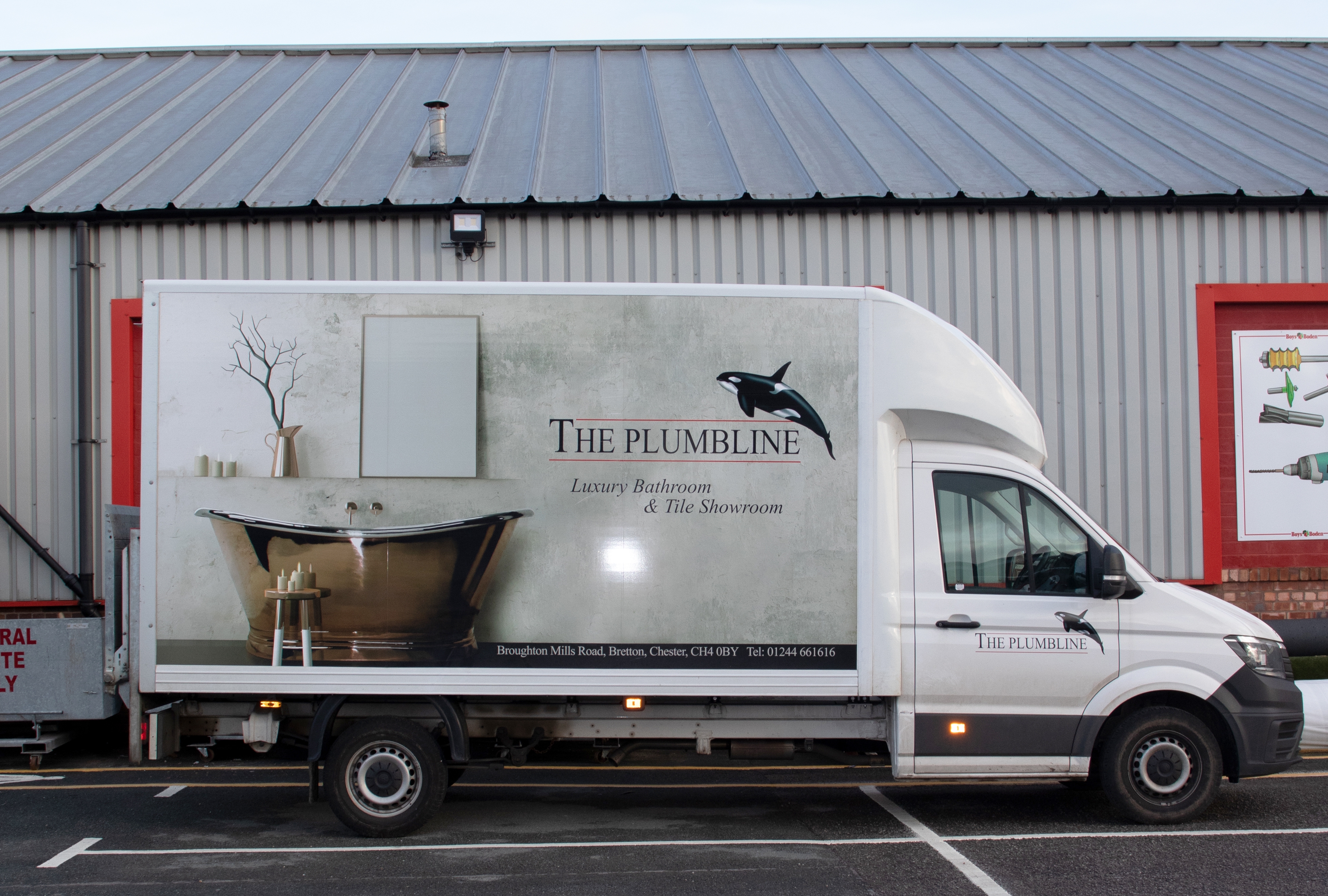 Plumbline Van at our Chester Branch Plumbline Van at our Chester Branch
