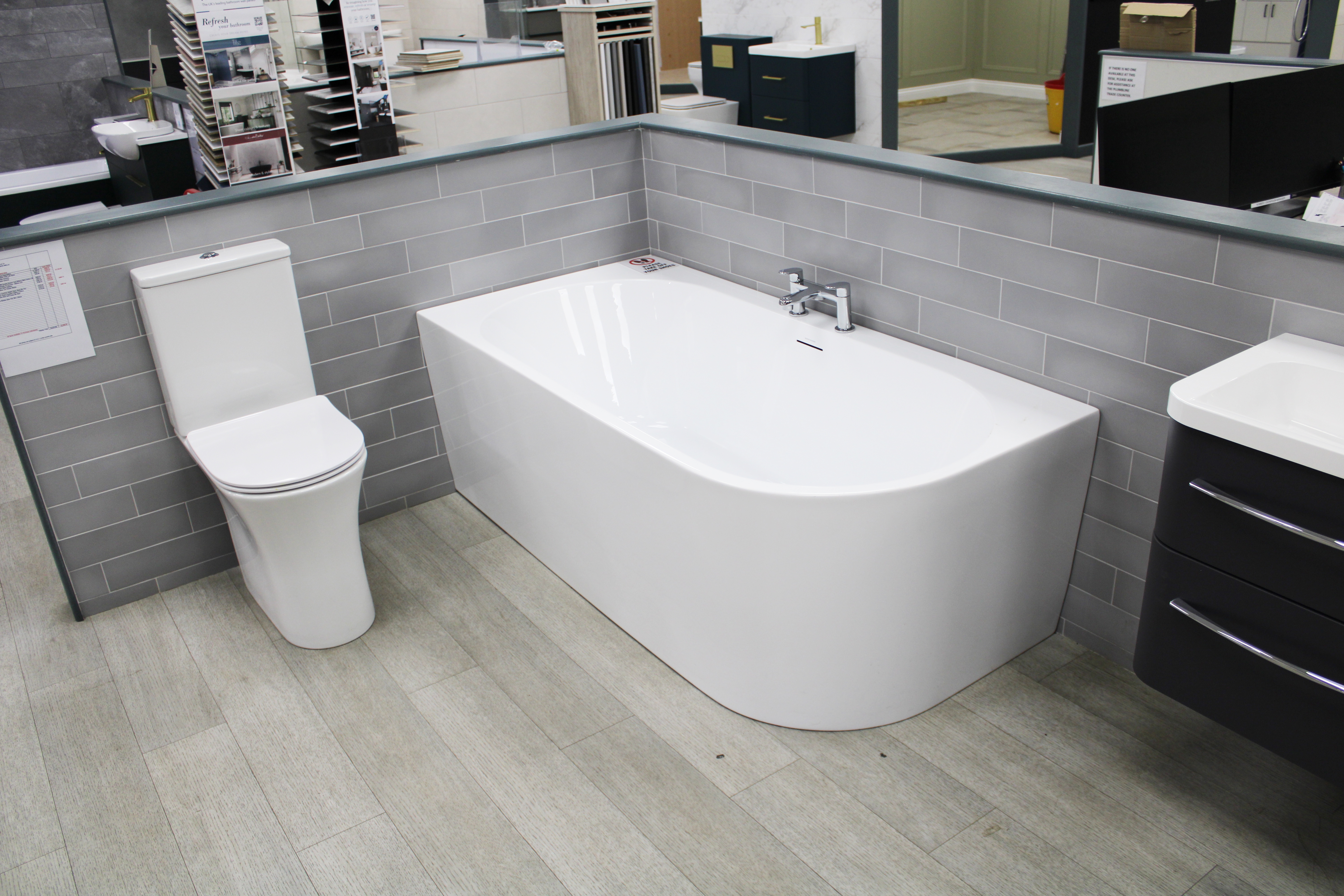 White Bathroom Suite in our Llandrindod Wells Branch